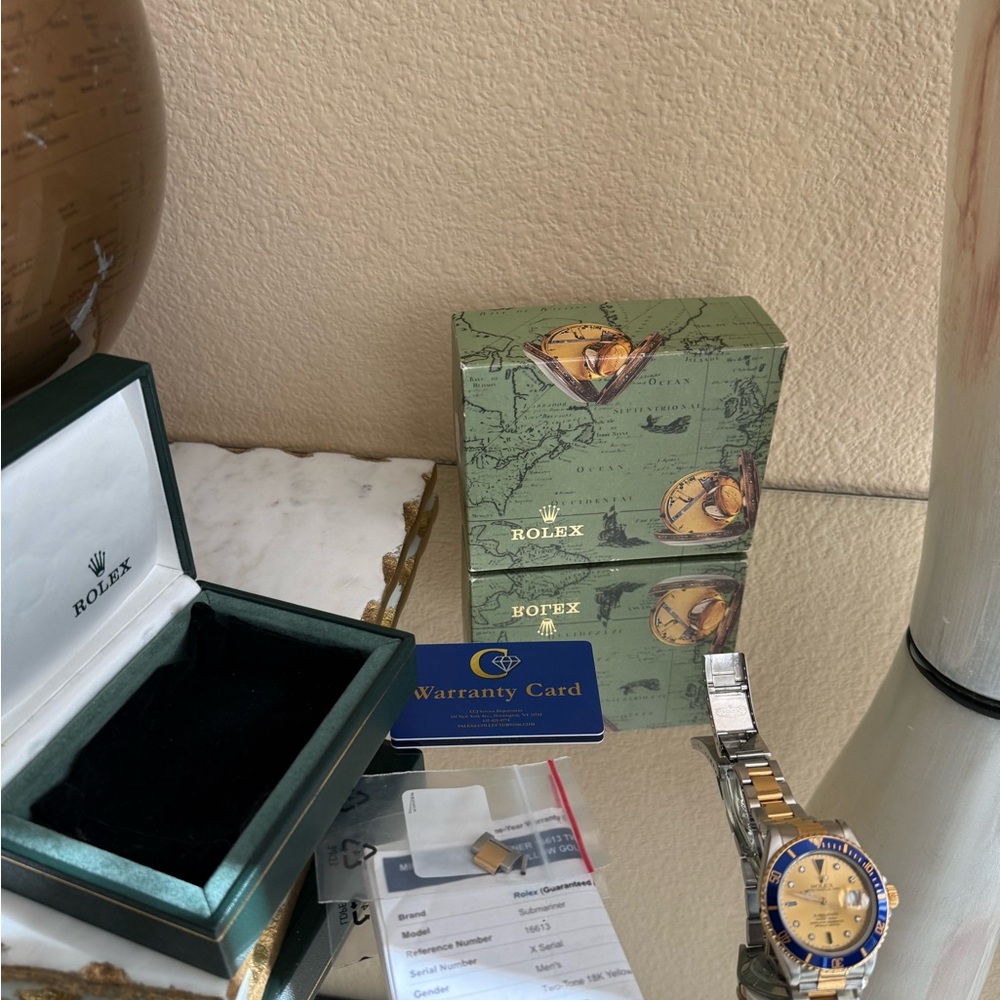 Rolex Submariner Two-Tone Blue and Gold Watch sold ♥️ - Picture 13 of 16